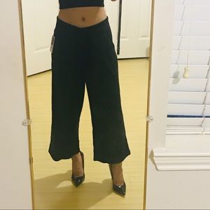 Juicy Couture cropped wide leg trouser